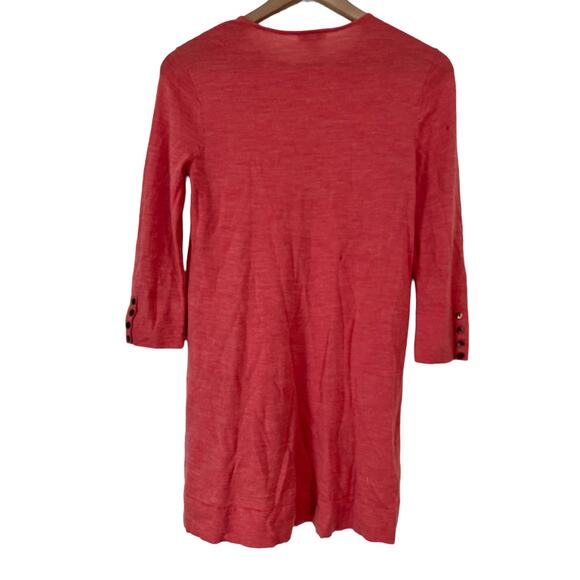 J Jill Womens 100% Merino Wool Tunic Sweater Pink Size XS - Picture 5 of 8